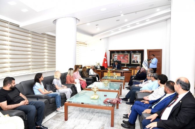 Himyaçder yönetiminden Başkan Gürkan’a ziyaret