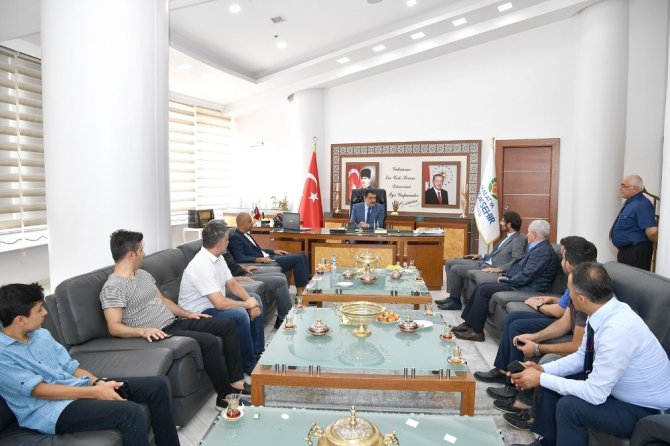 Başkan Gürkan, Altıntop ve Kafkas ile bir araya geldi