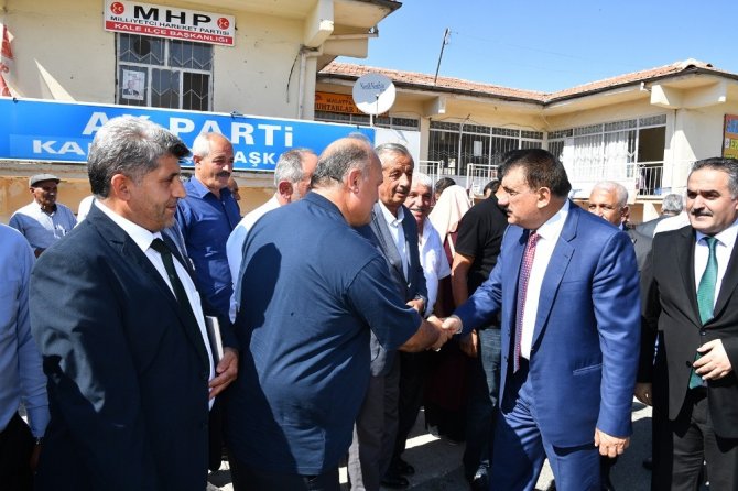 Başkan Gürkan, Kale ilçesini ziyaret etti