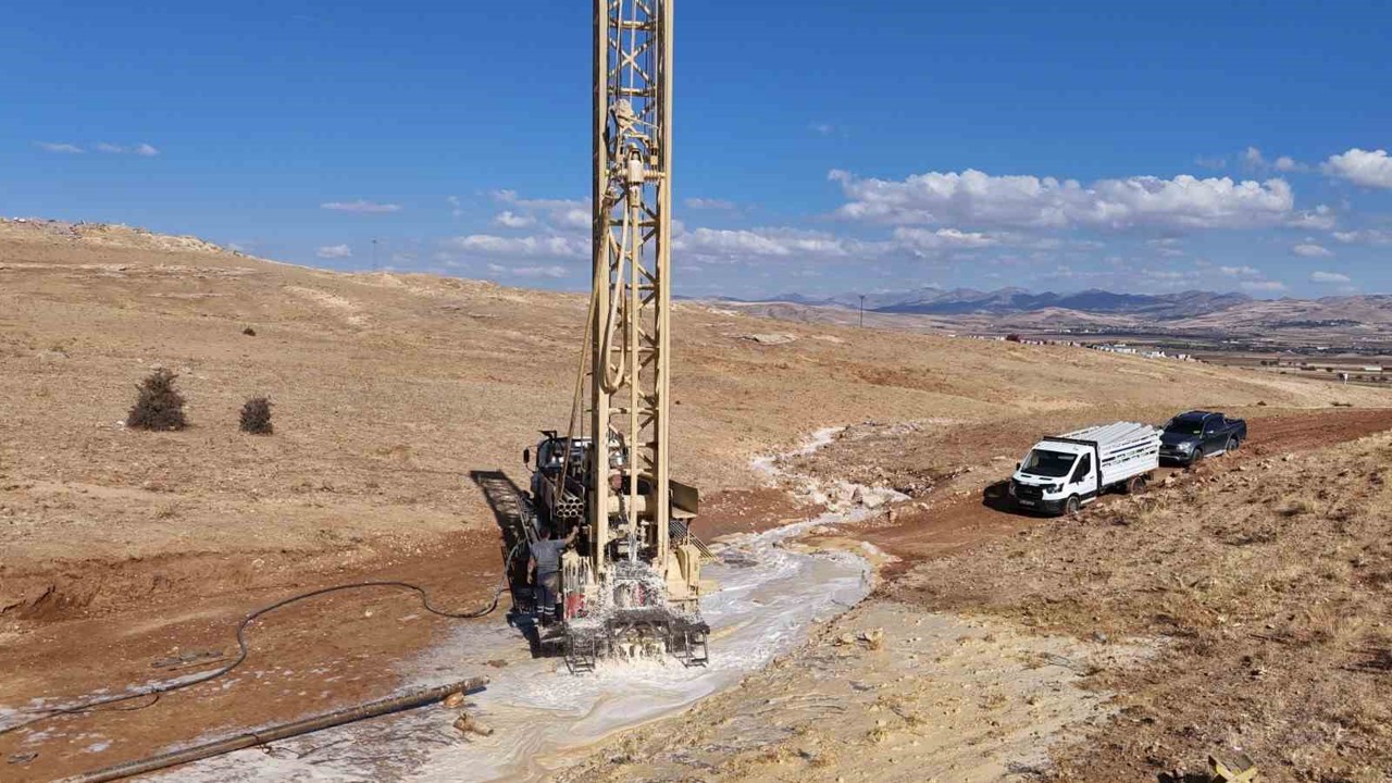 Karınca köyünde  sondaj çalışmaları tamamlandı
