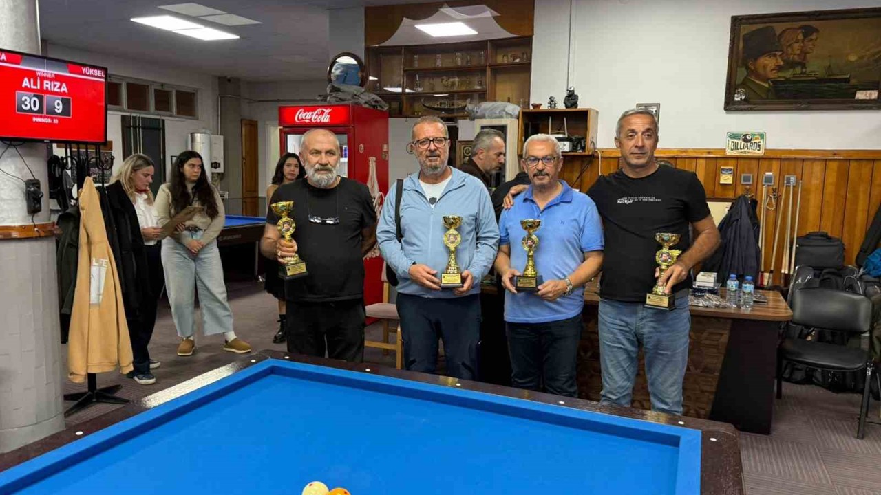 Aydın’da bilardoculardan ‘Vefa’ turnuvası
