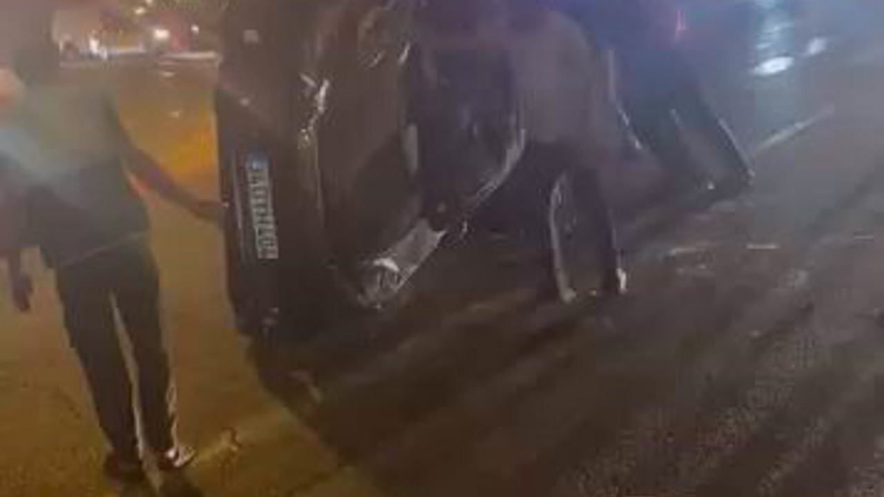 Diyarbakır’da otomobil takla attı: 1 yaralı
