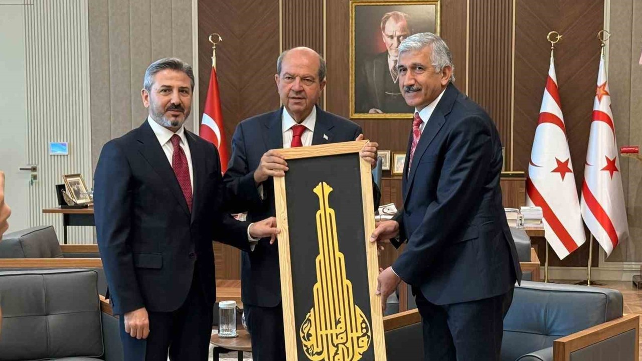Başkan Hallaç’tan KKTC Cumhurbaşkanı Ersin Tatar’a ziyaret
