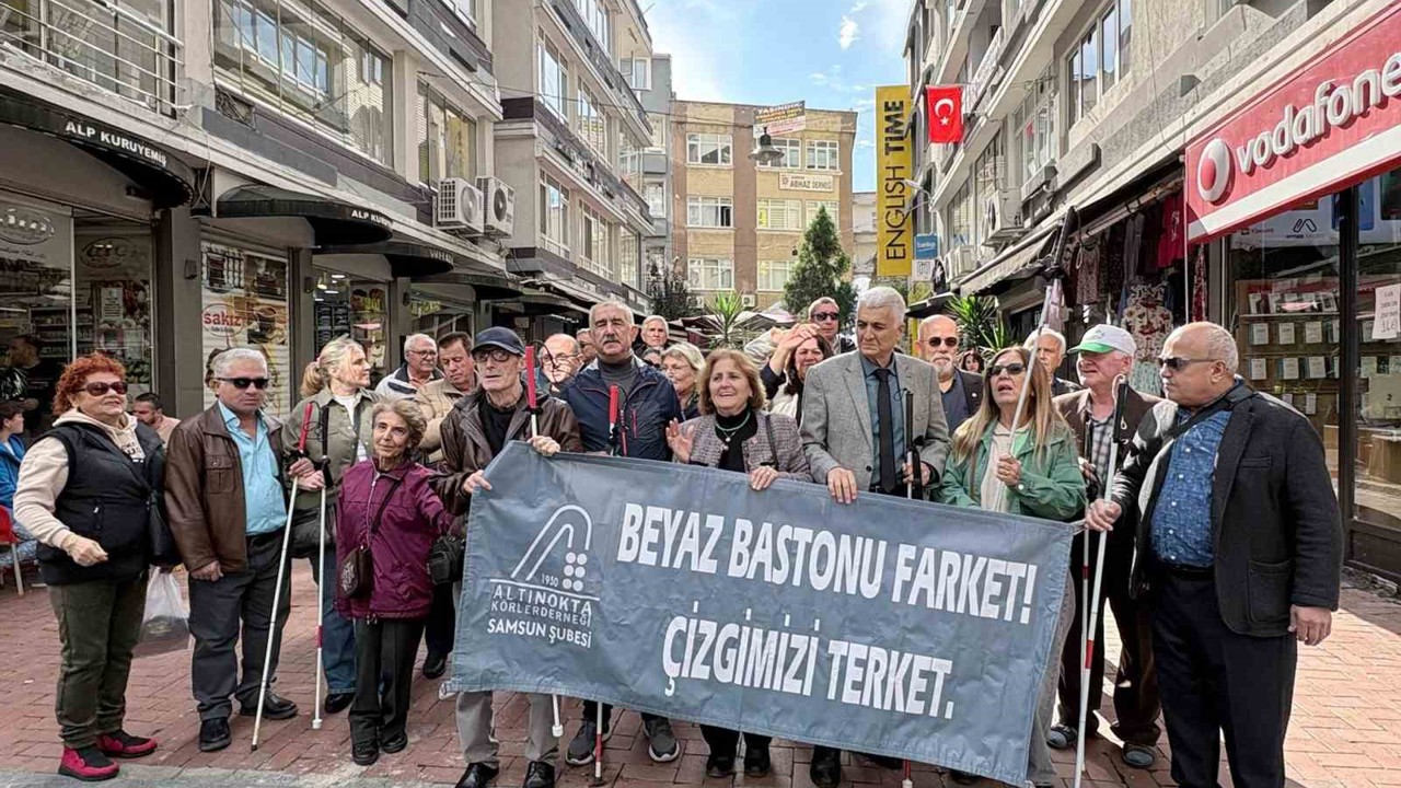 Görme engellilerden "Beyaz Baston" çağrısı: Sosyal güvence altına alınmalı

