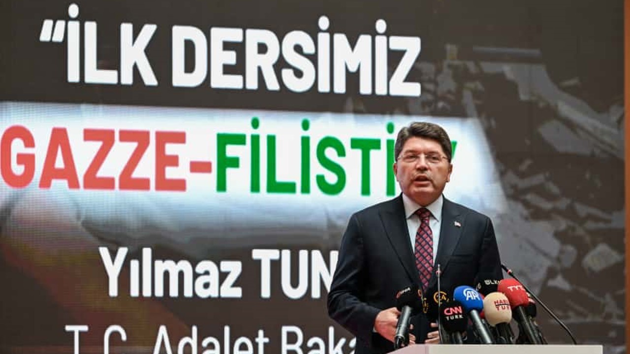 Adalet Bakanı Tunç: "Sorunun kalıcı çözümü özgür bir Filistin devletinin kurulmasından geçiyor"
