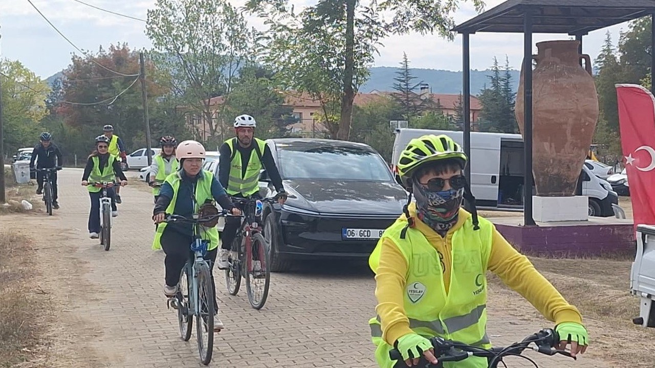 Pedallar Kınık Köyü için çevrildi
