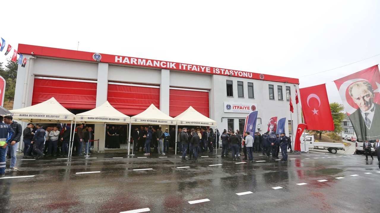 Harmancık’a tam donanımlı itfaiye binası
