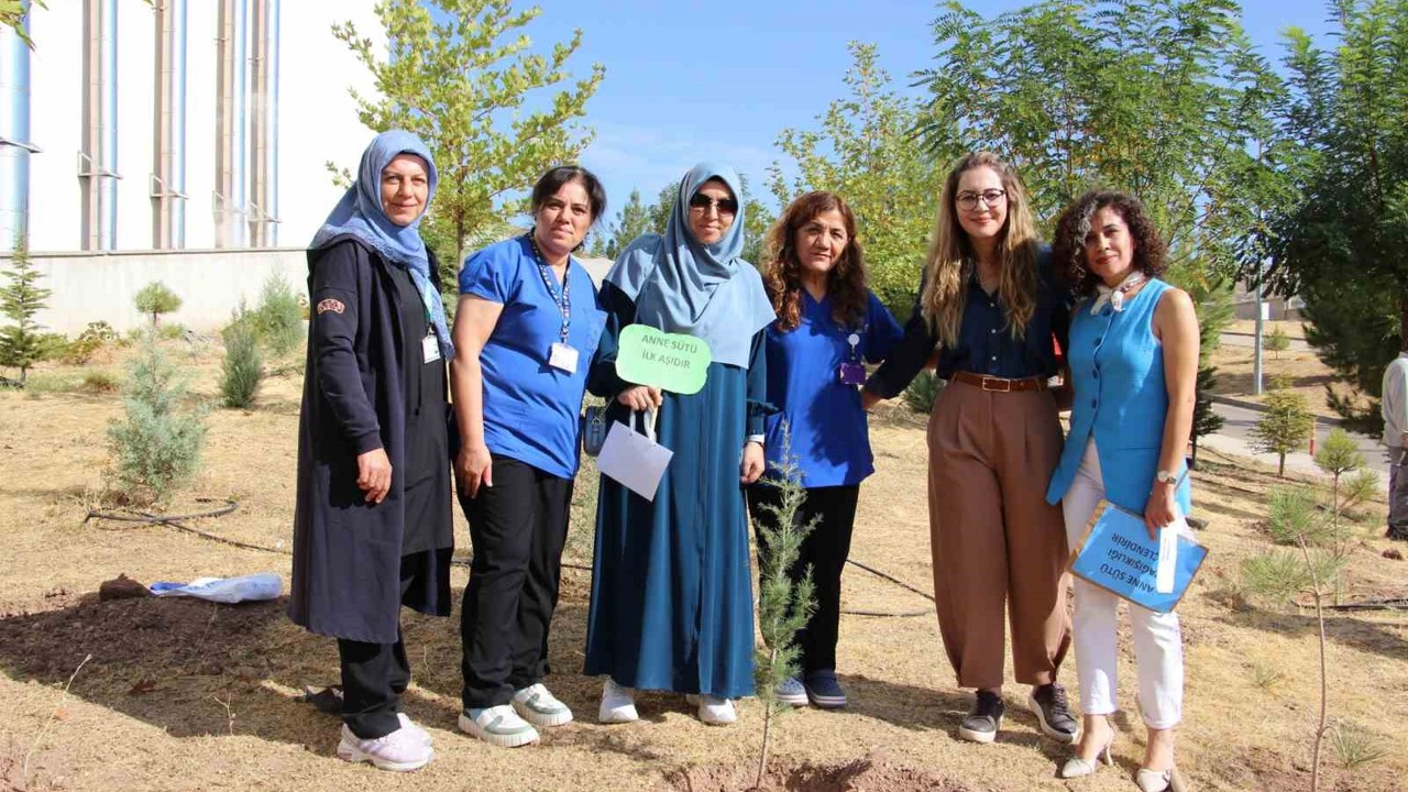 Elazığ’da fidan dikimi yapıldı

