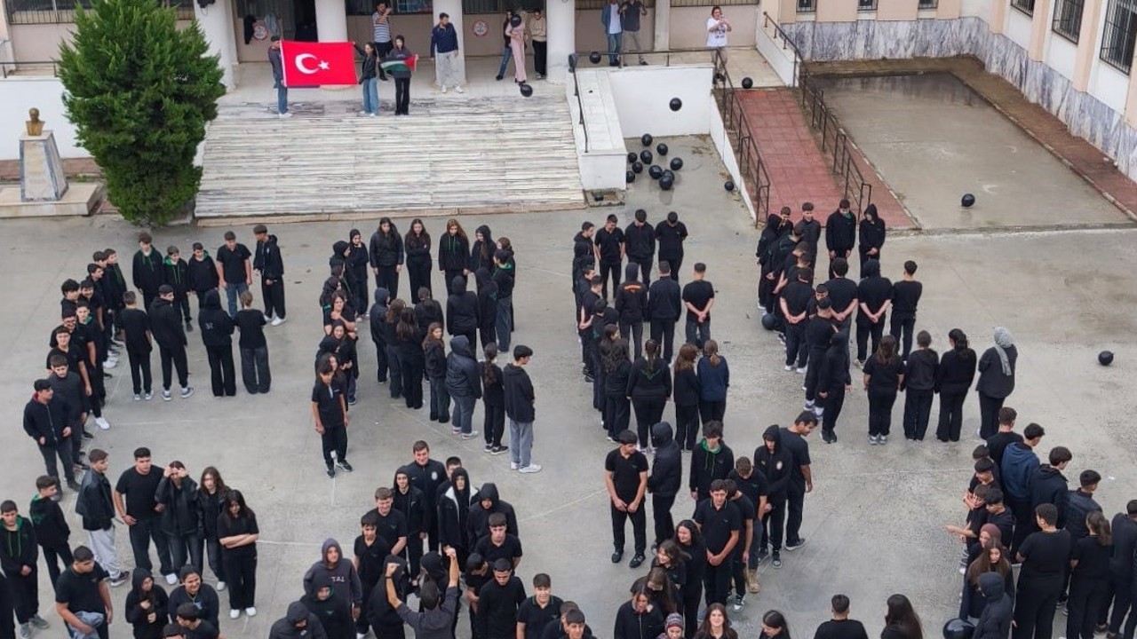 Köşk’te öğrenciler Gazze’yi unutmadı

