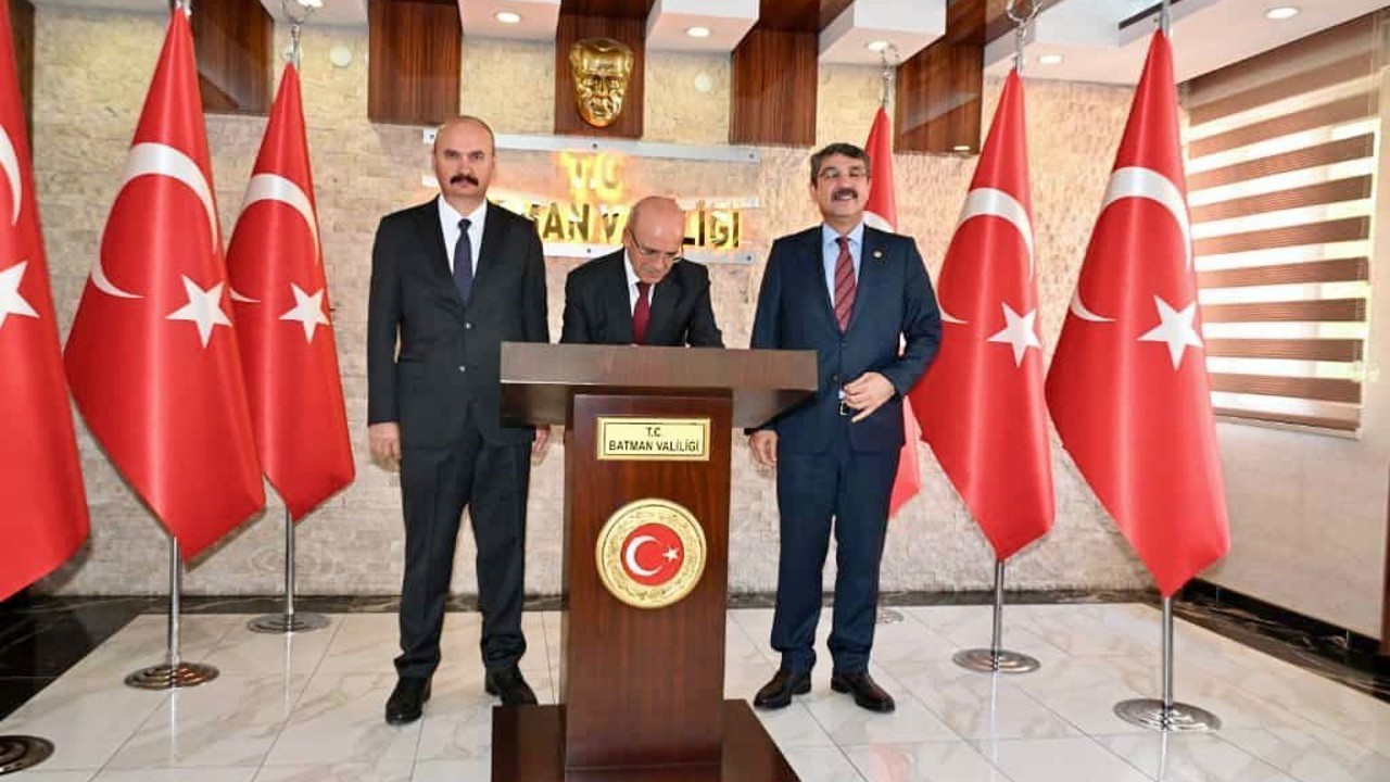 Hazine ve Maliye Bakanı Şimşek Batman’da
