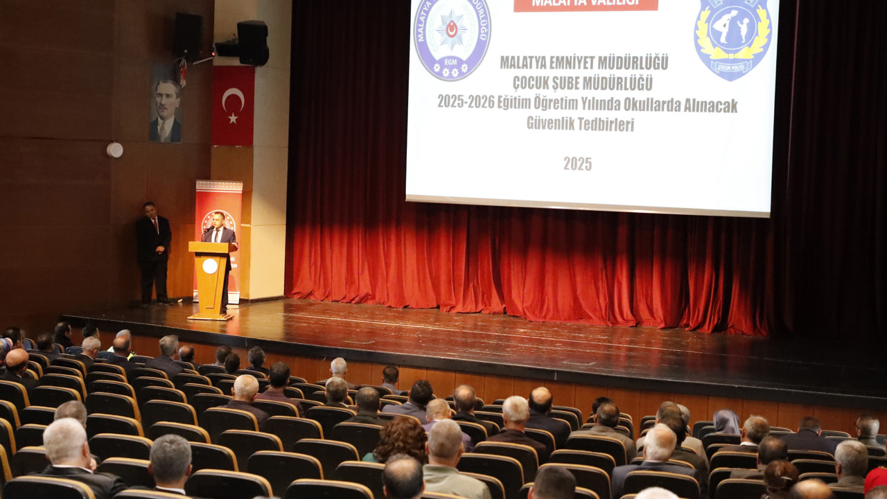 Malatya’da Okul Güvenliği Toplantısı Düzenlendi