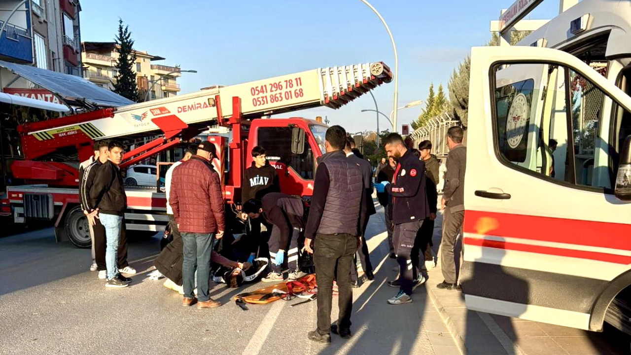 Battalgazi’de Vinç-Motosiklet Çarpıştı: 1 Yaralı