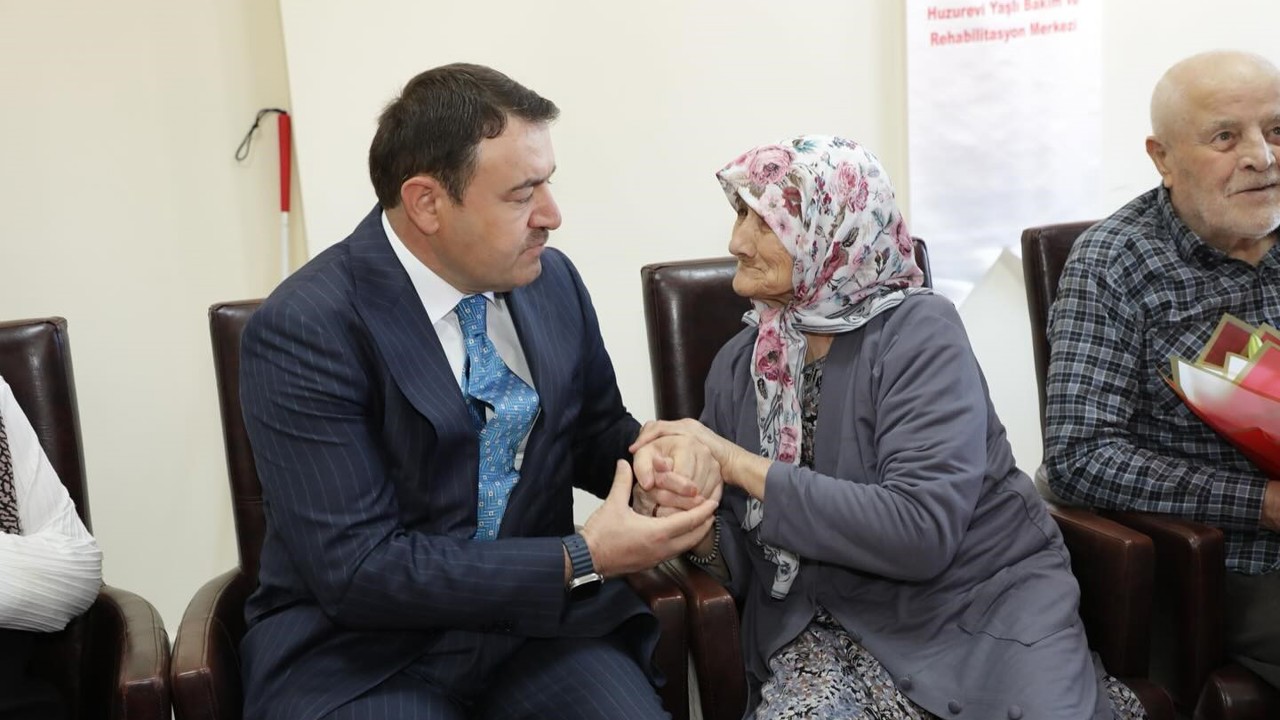 Vali Musa Işın’dan huzurevi ziyareti
