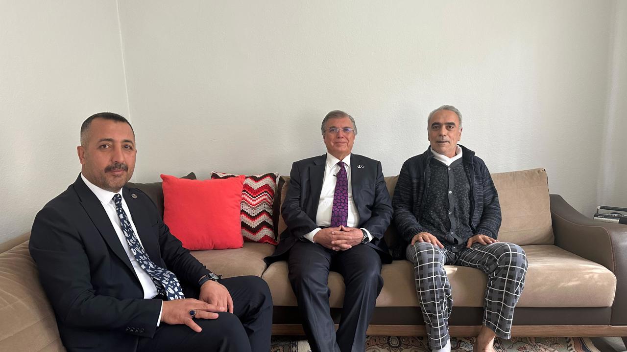 YRP Genel Başkan vekili Aydal’dan Mehmet Zafer’e Taziye Ve Geçmiş Olsun Ziyareti
