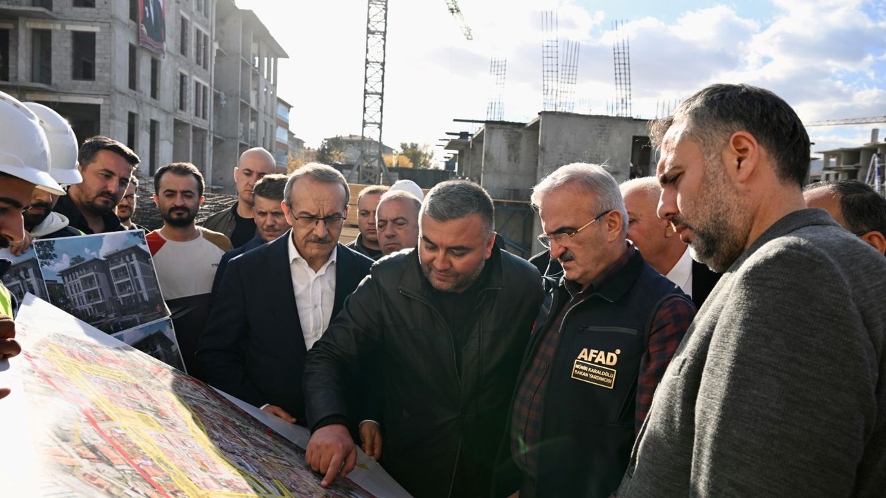 İçişleri Bakan Yardımcısı Karaloğlu Malatya’da Deprem Konutlarını İnceledi