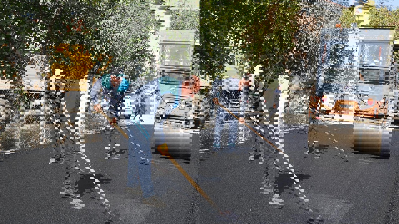 Battalgazi’de Kış Öncesi Yoğun Asfalt Çalışması