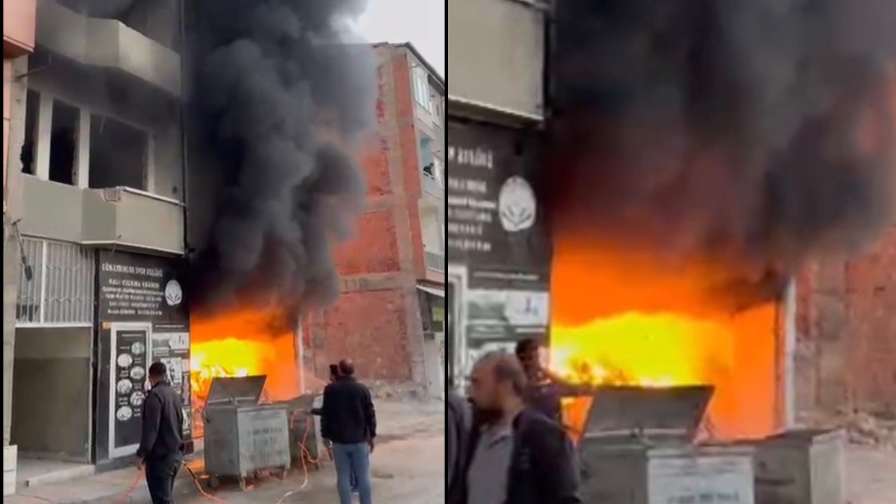 Niyazi Mahallesi’nde Metruk İş Yerinde Yangın