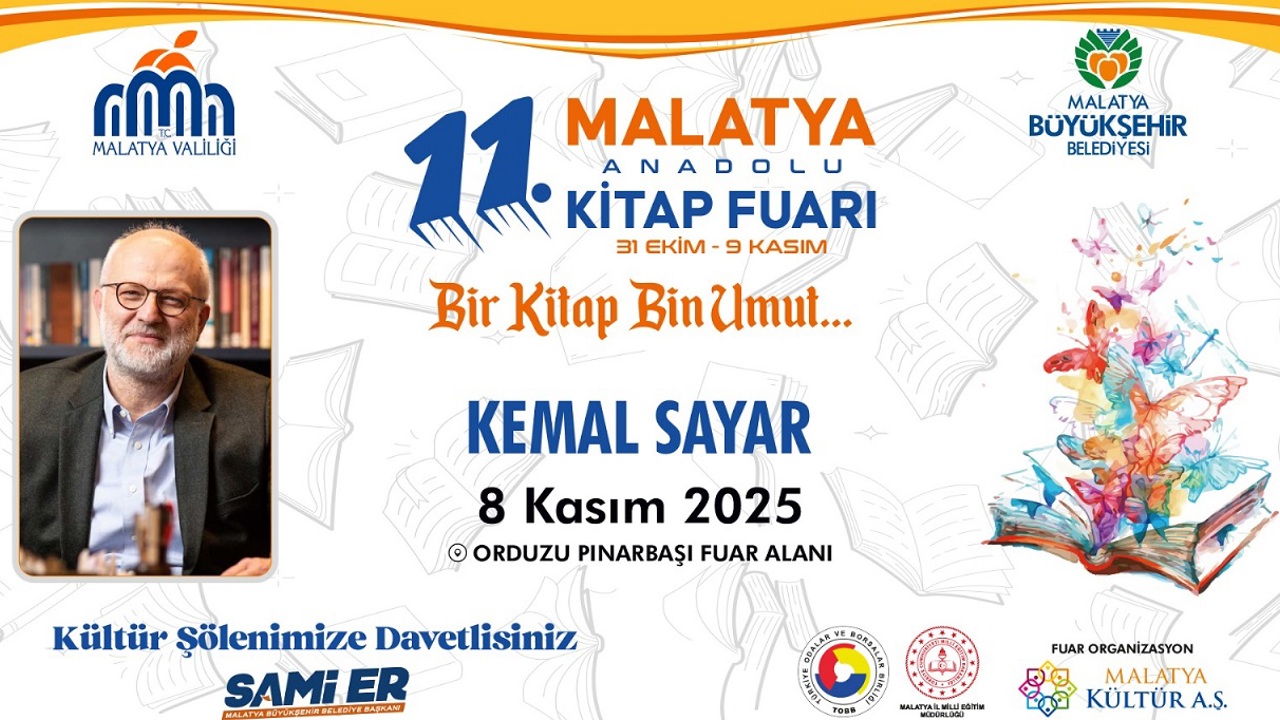 Onur Konuğu Prof. Dr. Kemal Sayar Malatya Kitap Fuarı’nda