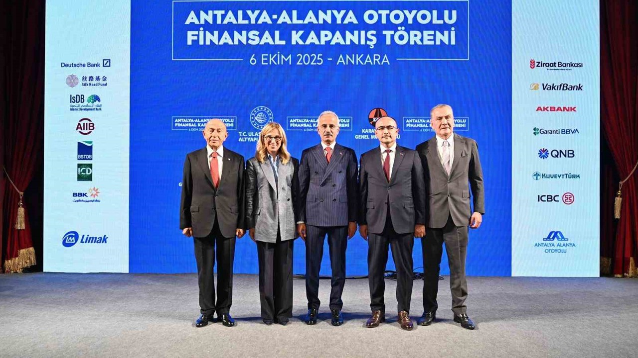 Antalya-Alanya Otoyolu’na uluslararası kaynaklardan sürdürülebilirlik bağlantılı finansman
