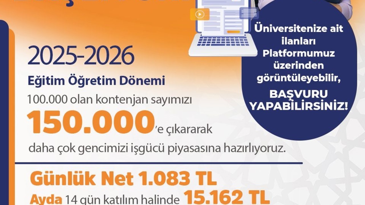 Bakan Işıkhan: "İŞKUR Gençlik Programımıza başvurular başlıyor"
