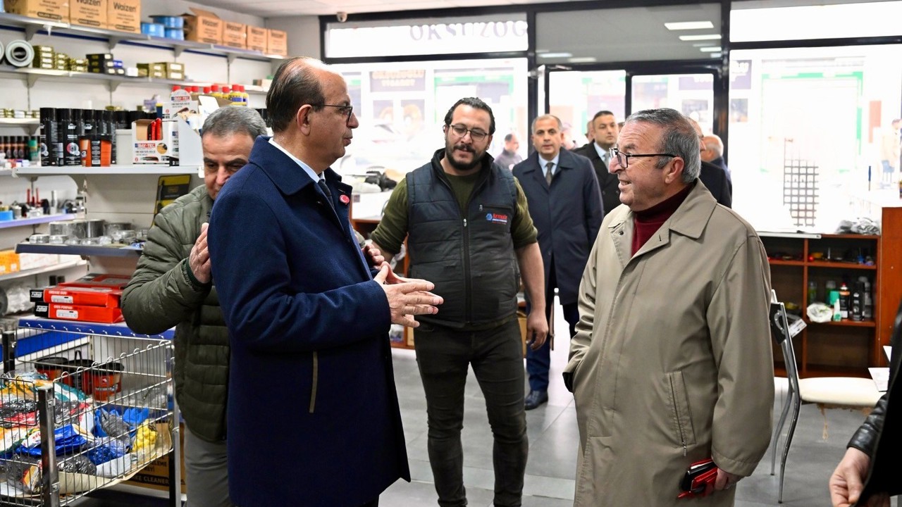 Başkan Geçit Özsansanayi Sitesi Esnafının Taleplerini Dinledi