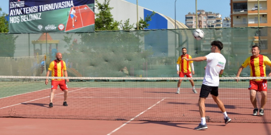 19 Mayıs Ayak Tenisi Turnuvası başladı
