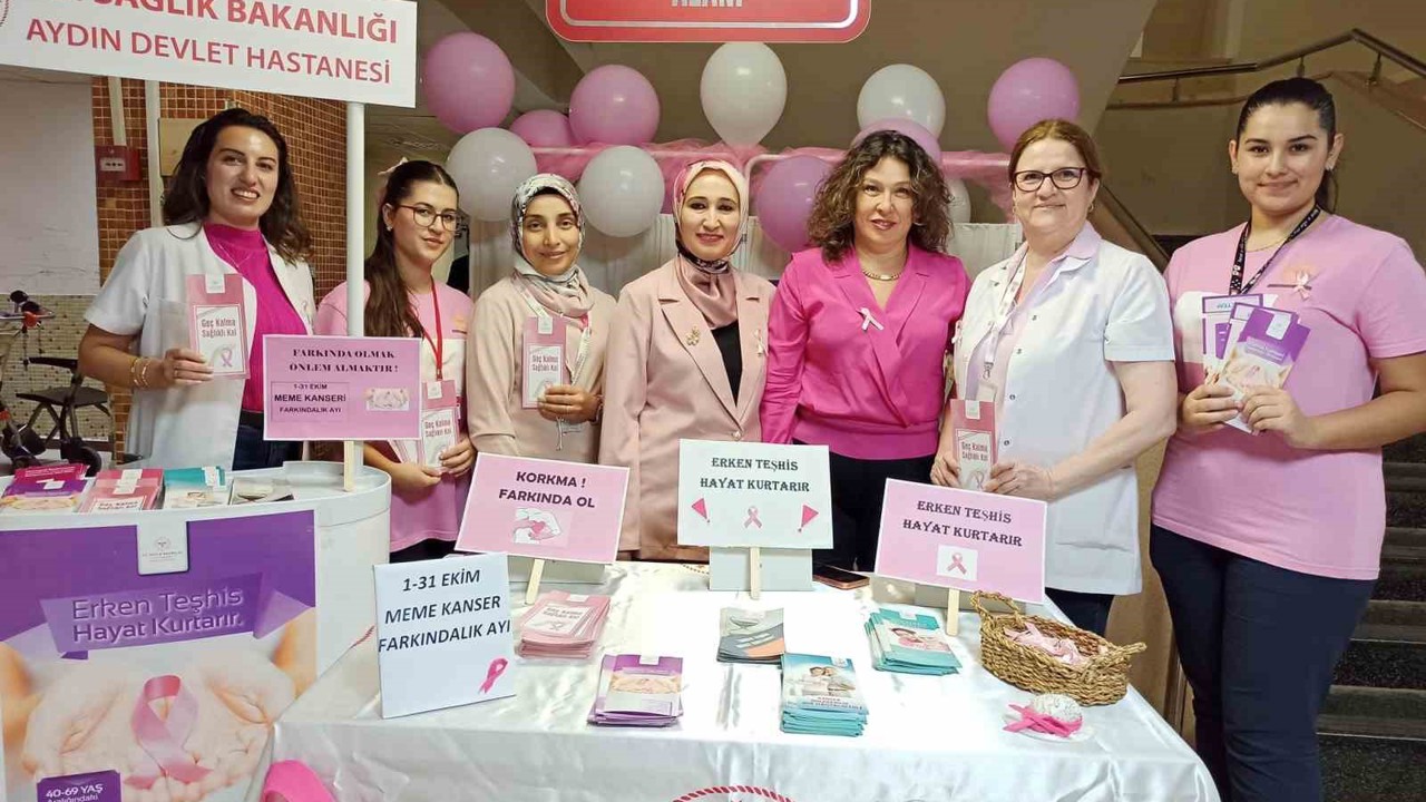 Aydın’da meme kanserine dikkat çekildi
