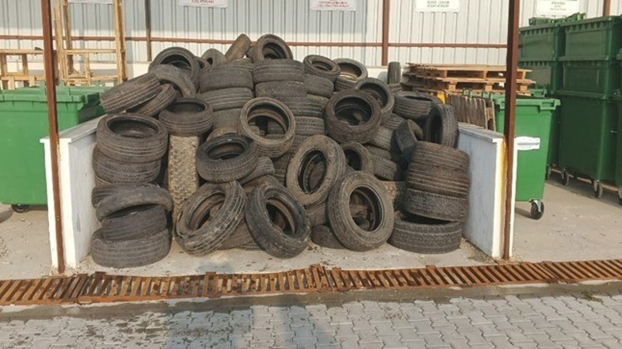 Manisa’da 86,5 ton lastik geri dönüşüme kazandırıldı
