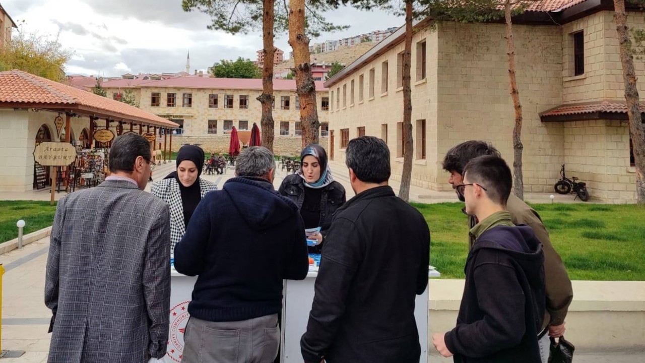 Bayburt TRSM ‘Birlikte Güvendeyiz’ sloganıyla vatandaşları bilgilendirdi
