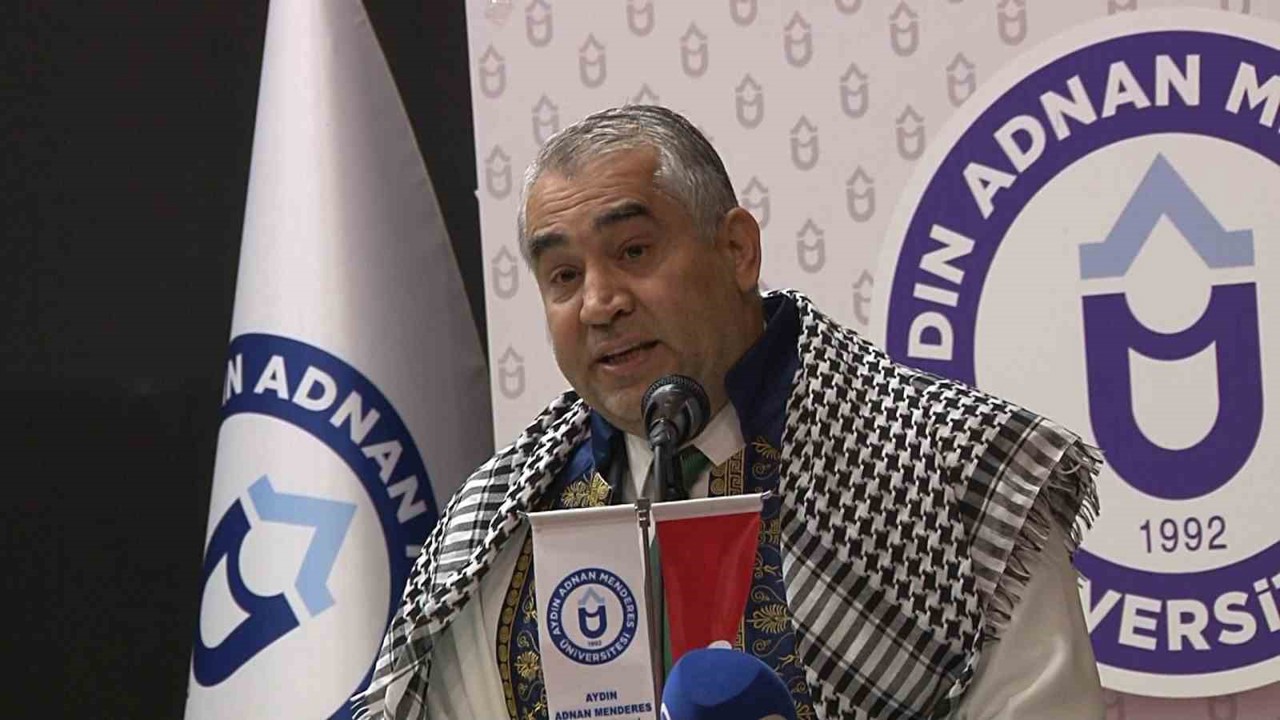 ADÜ’de yeni akademik yılın ilk dersi ’Filistin’ oldu
