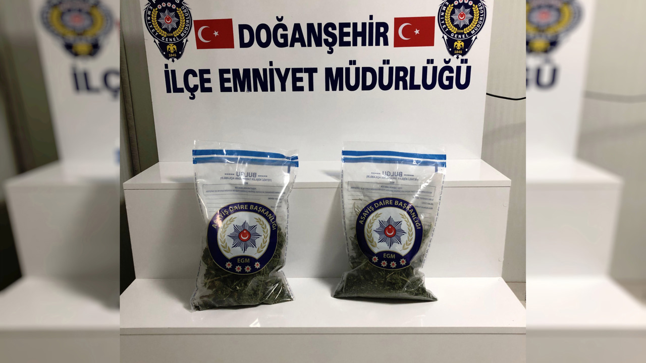 Doğanşehir’de Uyuşturucu Operasyonu: 752 Gram Esrar Ele Geçirildi