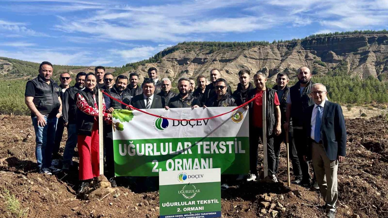 Uğurlular Tekstil 2000 fidanlık 2. Uğurlular Ormanı ile geleceğe nefes verdi
