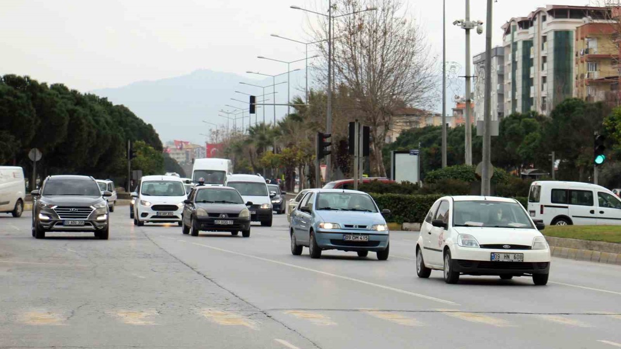 Aydın’da araç sayısı 657 bin oldu
