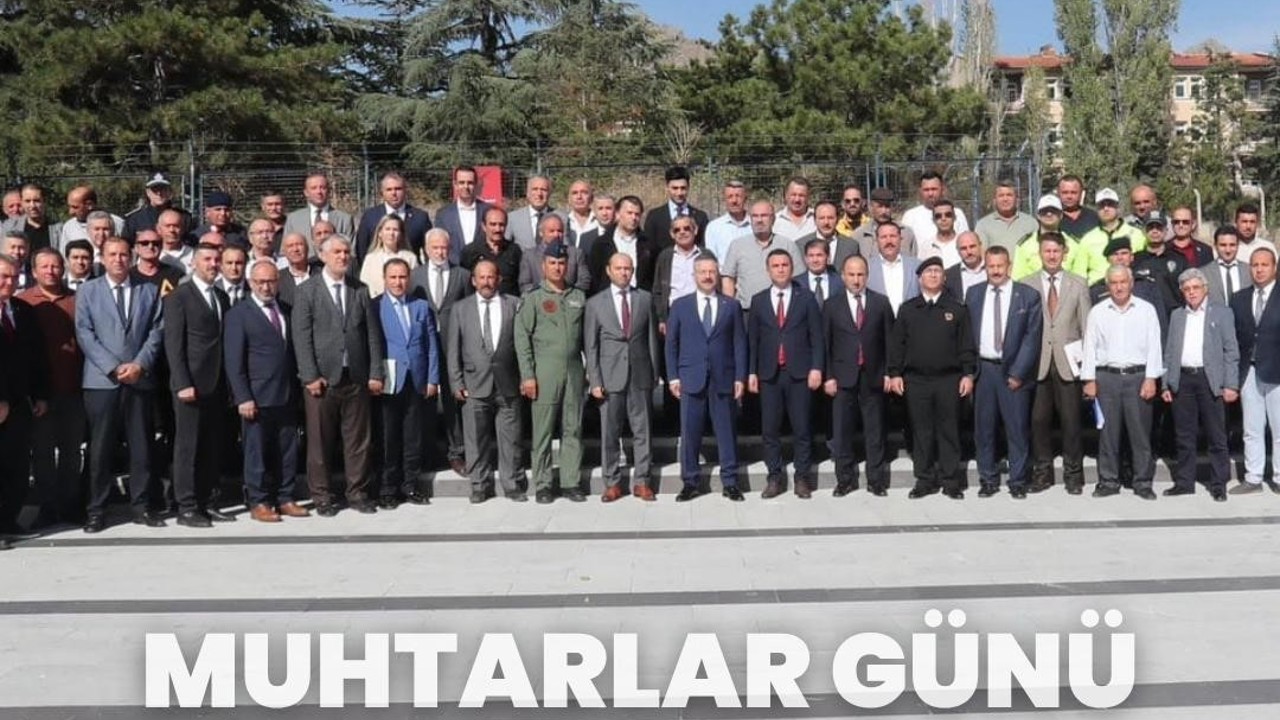 Vali Aksoy muhtarların Muhtarlar Günü’nü kutladı
