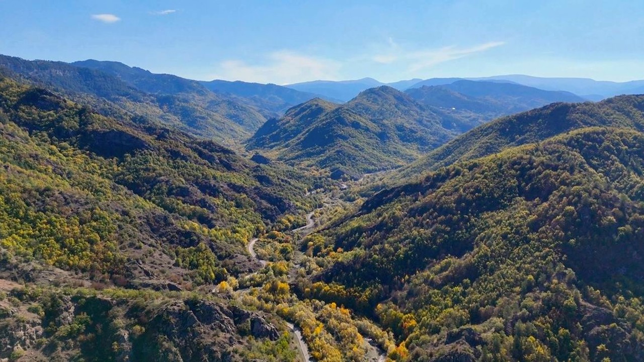 Kastamonu’da mest eden sonbahar manzaraları
