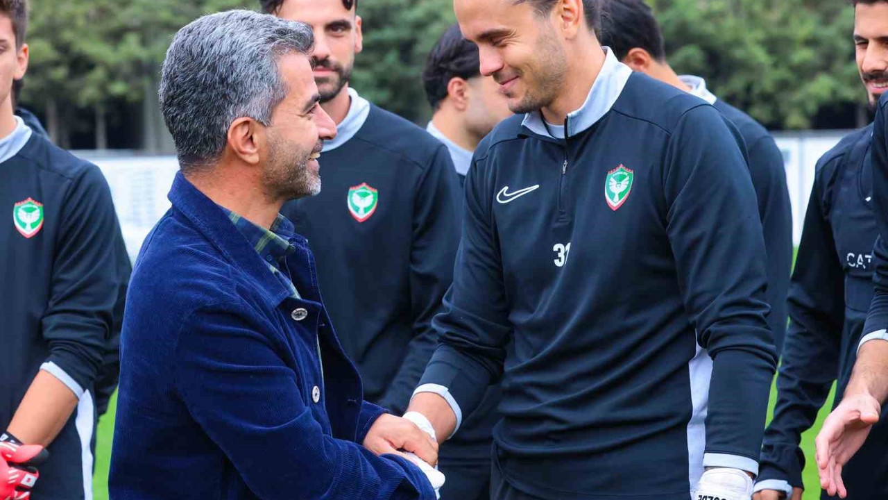 Amed Sportif Faaliyetler’in yeni başkanı, takımı ziyaret etti
