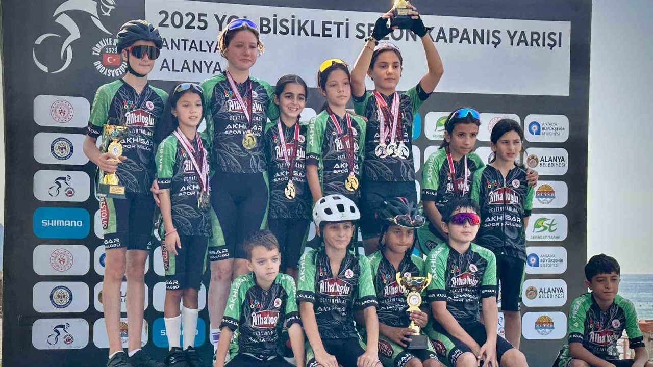 Akhisarlı pedallar Alanya’da zirveye tırmandı
