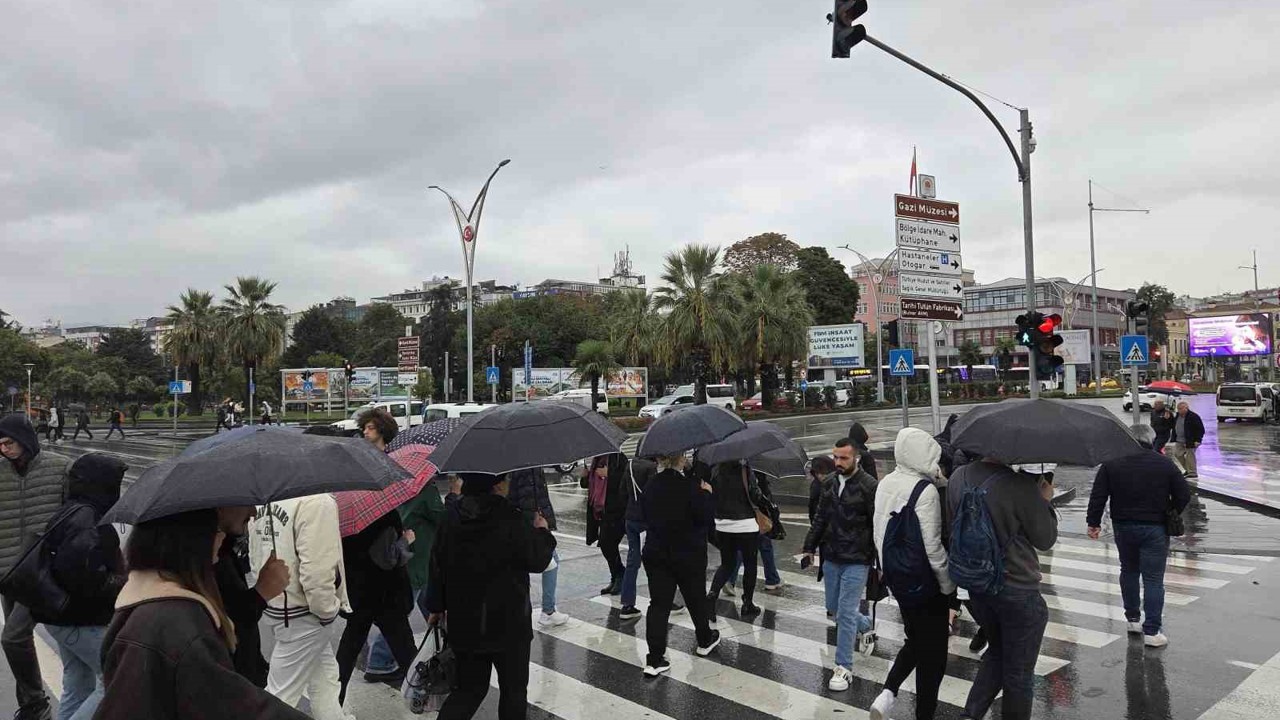 Samsun’da kuvvetli sağanak: Metrekareye 41,3 kilo yağış düştü
