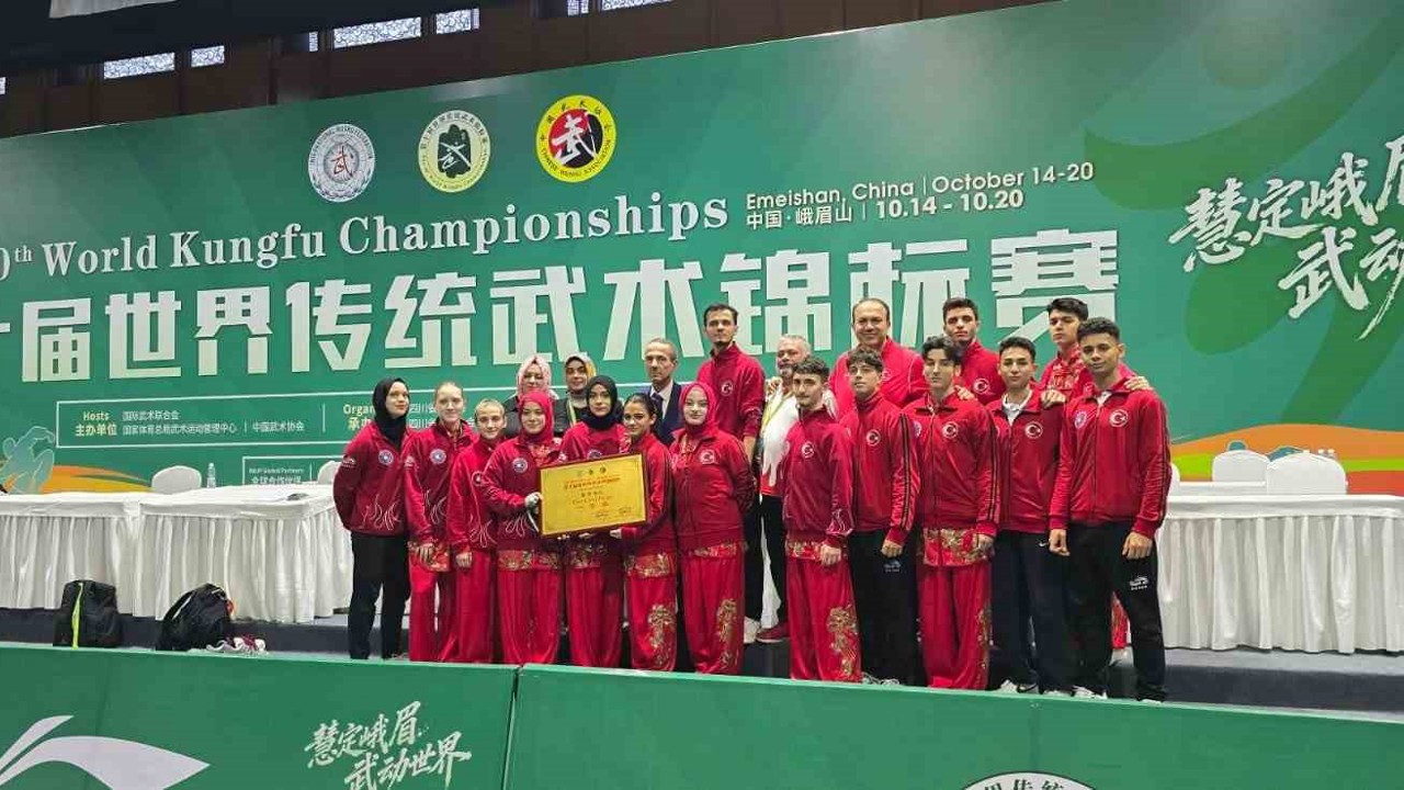 Türkiye Wushu Milli Takımı dünya şampiyonu oldu
