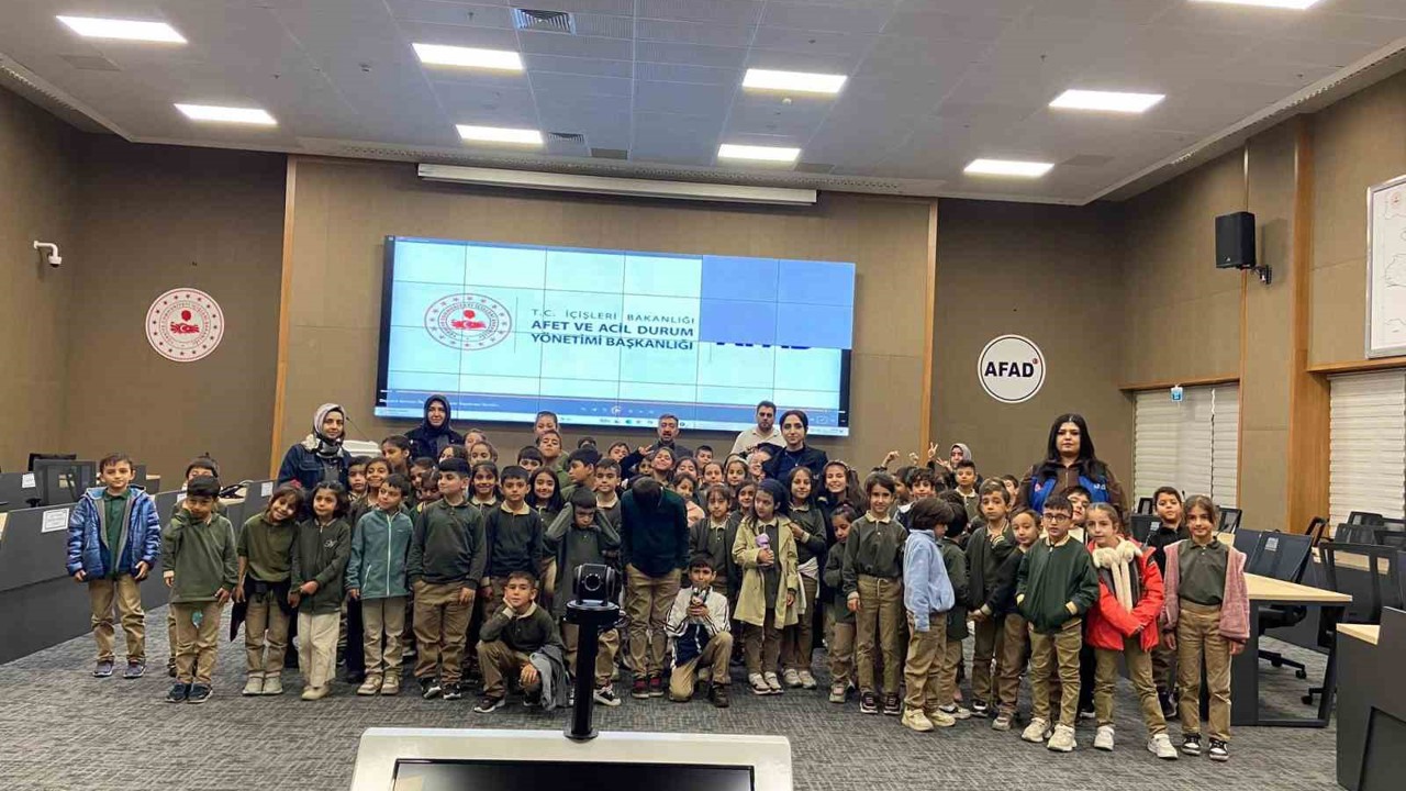 Elazığ’da öğrencilere afet farkındalık eğitimi
