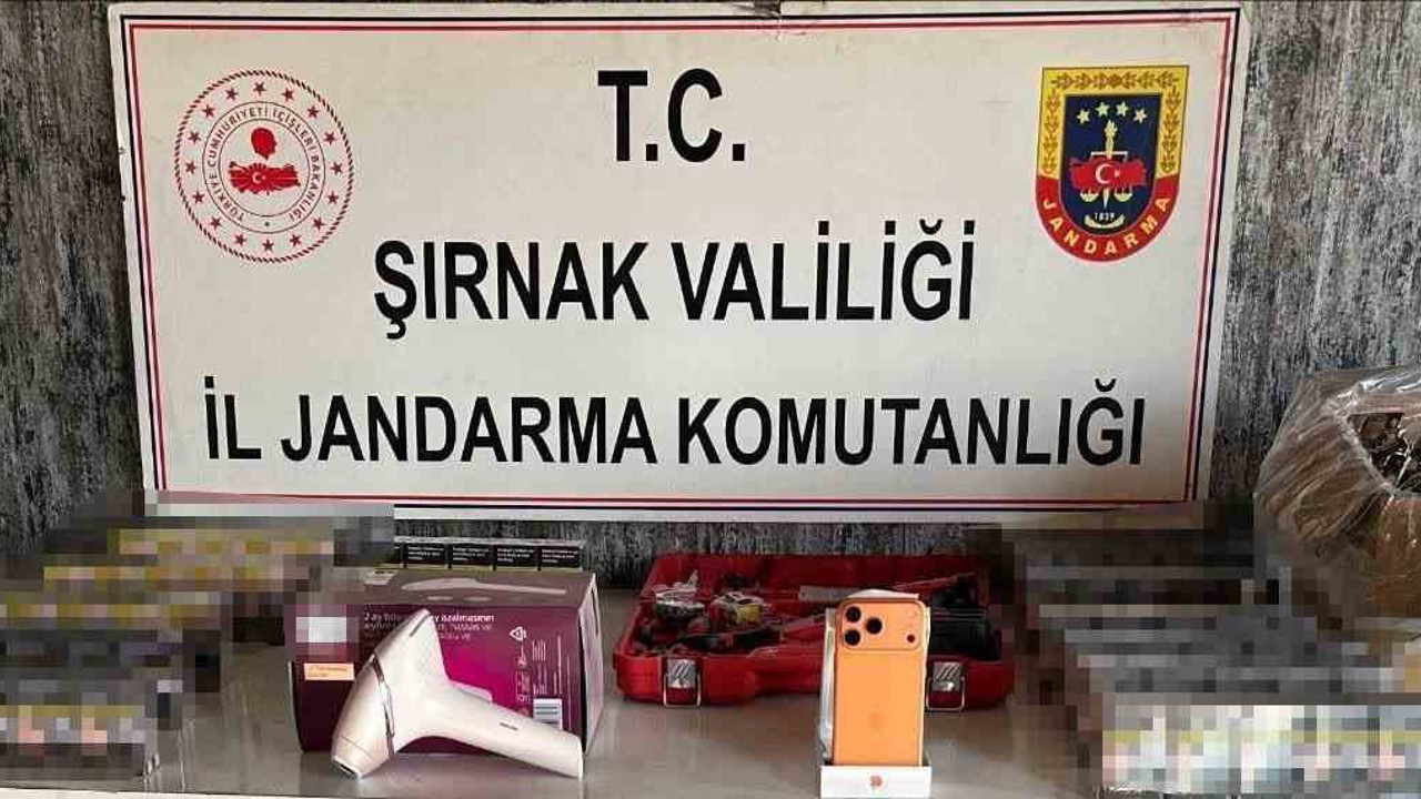 Şırnak’ta jandarmadan kaçakçılık operasyonu: 3 tutuklama

