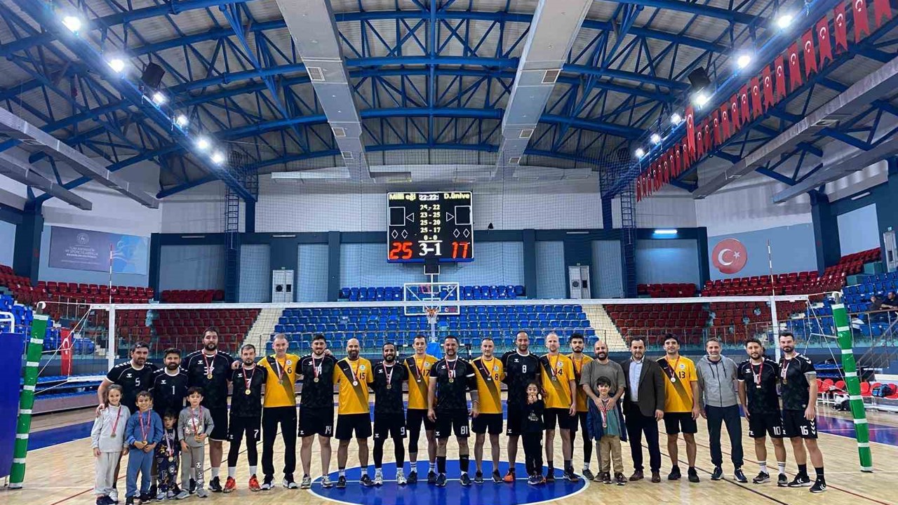 Kamu spor oyunları voleybol müsabakaları tamamlandı
