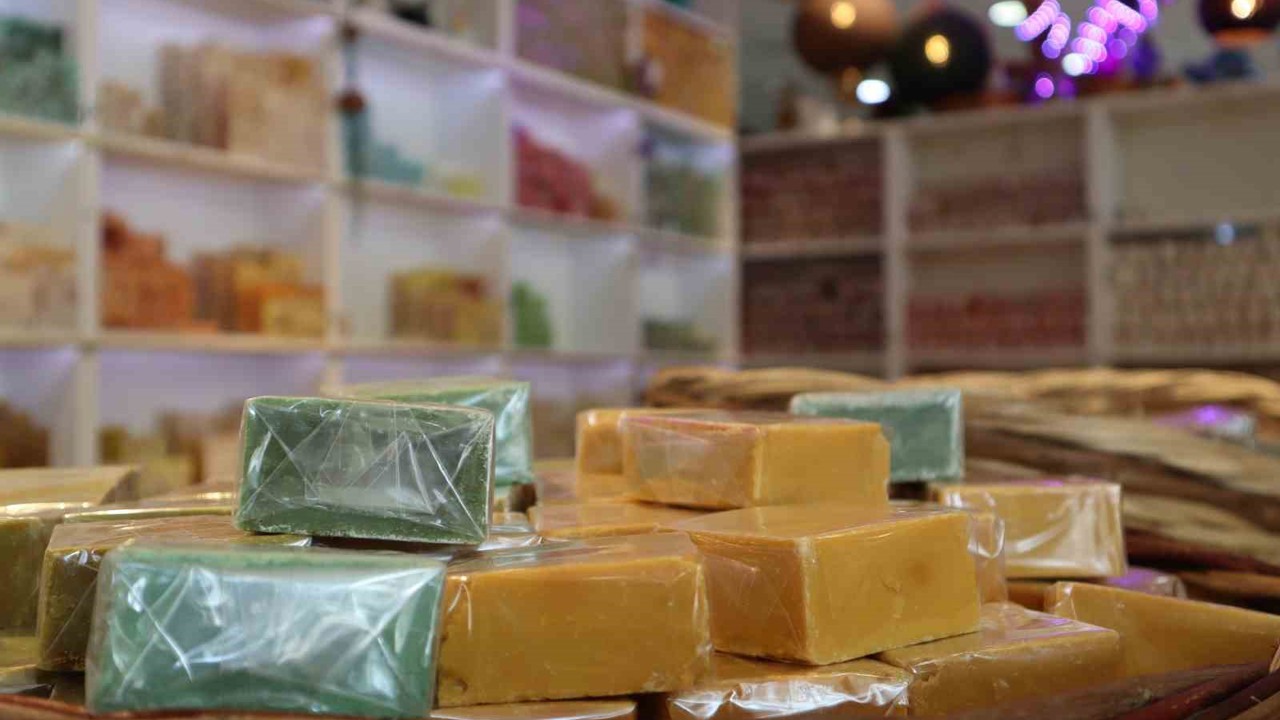 Yalova’da üretilen el yapımı sabunlar 20 ülkeye ihraç ediliyor

