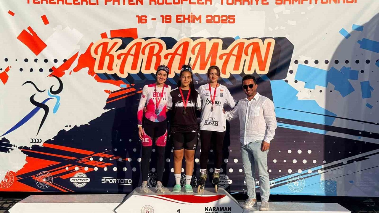 Kayseri Tekerlekli Paten Takımı Türkiye şampiyonu oldu
