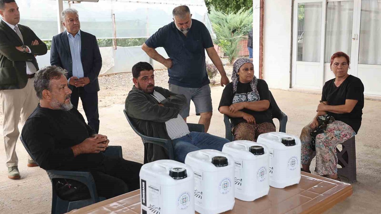 Selden zarar gören Ortaca’lı üreticiye büyükşehir desteği
