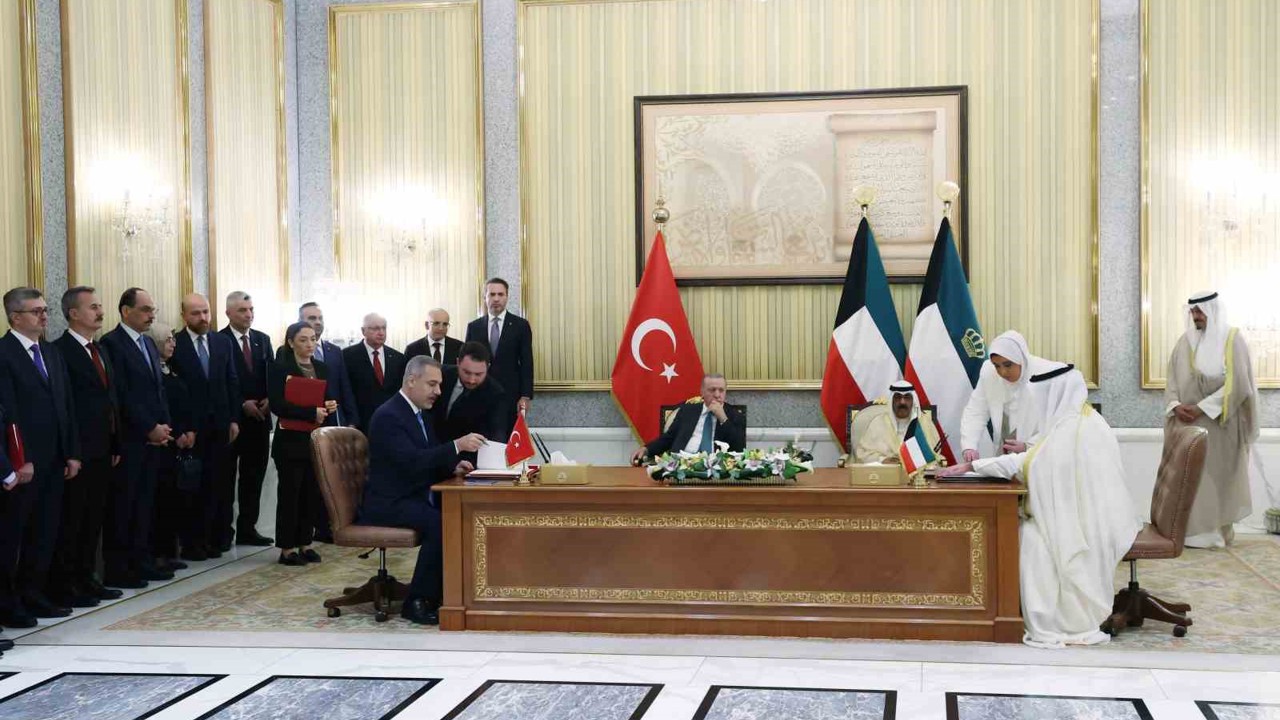 Türkiye ile Kuveyt arasında  4 anlaşma imzalandı
