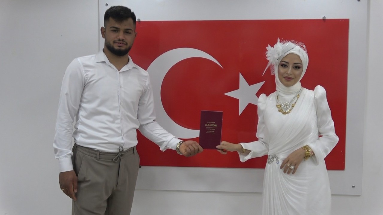 Kilis’te "İki İnsan Bir Hayat" projesi kapsamında nikah töreni gerçekleşti
