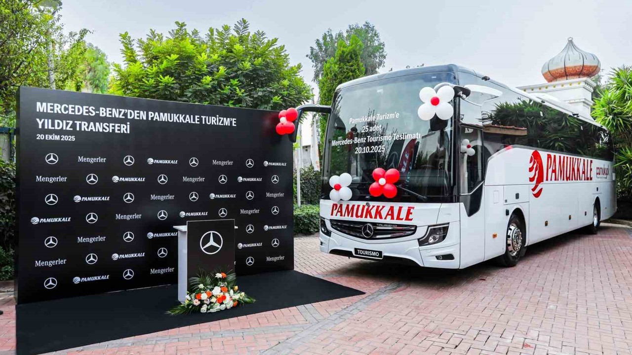 Pamukkale Turizm, 25 adet yeni otobüs ile filosunu güçlendirdi
