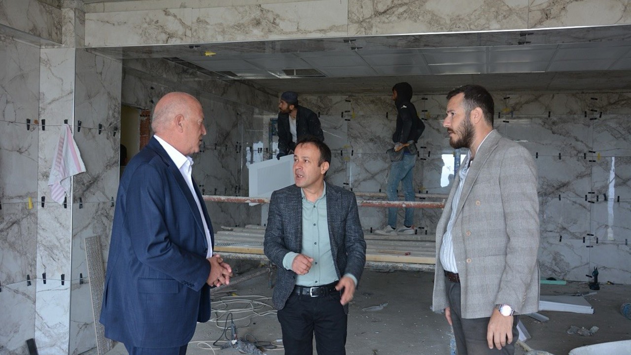 Babadağ sosyal tesislerinde çalışmalar hızla devam ediyor
