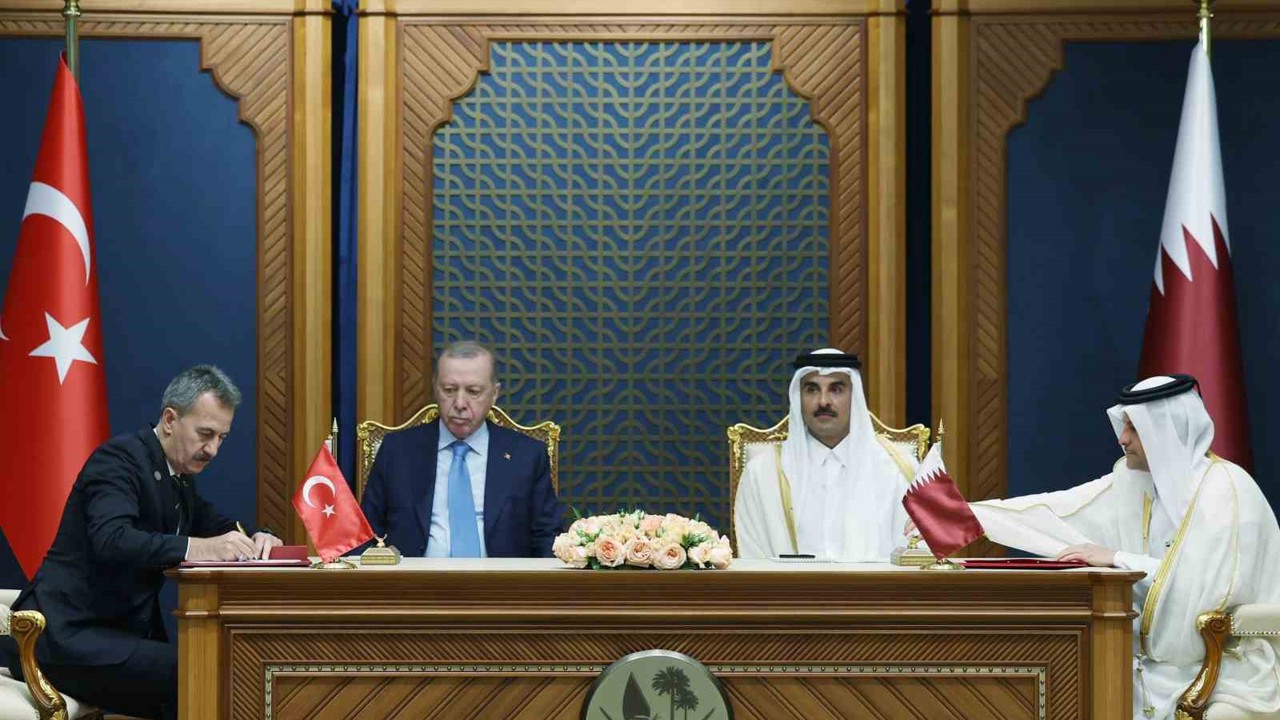 Türkiye ile Katar arasında ortak bildiri ve anlaşmalar imzalandı
